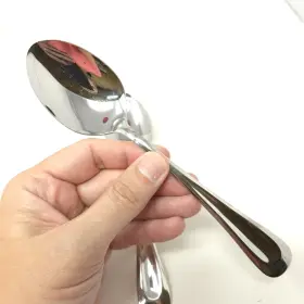 Oneida 072180731432 Sand Dune Glossy 2 Serving Spoons - All Handle #2