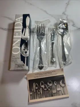 Oneida 078737049029 Marquette 3 Piece Serving Set New