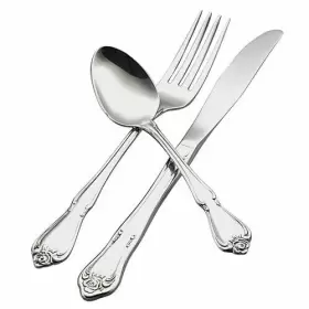 2552splf Oneida 078737186991 Arbor Rose Flatware - Oval Soup Spoon Case Of 1 Dozen
