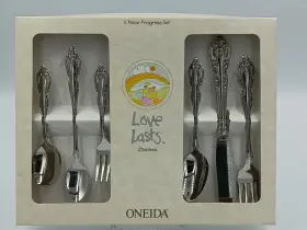Oneida 078737190691 Childrens 6 Piece Progress Set Brahms By Flatware Love Lasts Nib