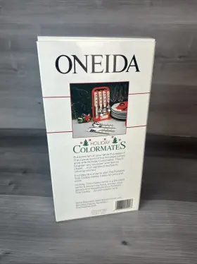 Oneida 078737214243 Stainless Holiday Colormates 24-piece Set For 6 Plus Portable Tote Caddy #2