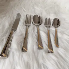Oneida 078737281054 Golden Era Flatware Place Setting 5 Pieces 18/10 Retired Pattern New