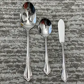 Oneida 078737783282 1997 Amadeus Stainless Steel 3-piece Hostess Set New In Box