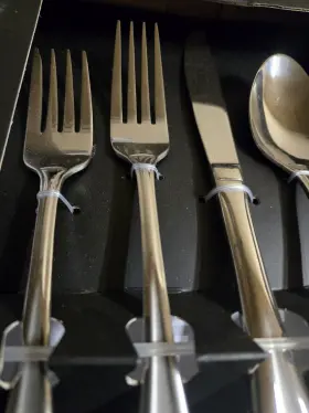 Oneida 078737856696 Satin Sand Dune Flatware 45pcs Set Serves 8 New In Box #2