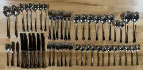 Oneida 078737988748 Julliard Service For 6 51-piece Stainless Steel Flatware Set - Silver