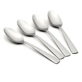 Oneida 079363008008 Everyday Flatware Nocha 4pk Dinner Spoons Set Of 4 Silver