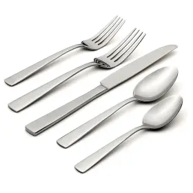 Oneida 079363009890 20 Piece Everyday Nocha 20pc Flatware Set Service For 4 Silver #2