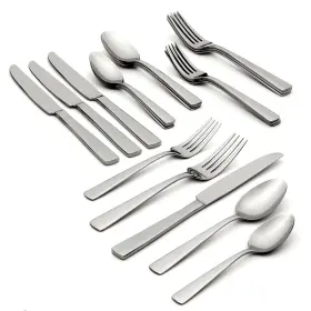 Oneida 079363009890 20 Piece Everyday Nocha 20pc Flatware Set Service For 4 Silver #3