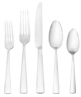 Oneida 079363009890 20 Piece Everyday Nocha 20pc Flatware Set Service For 4 Silver