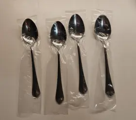 Oneida 079363013088 Juilliard Julliard Teaspoons 18/10 Stainless Ultra Premium - Set 4 Spoons