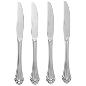 Oneida 079363013309 Marquette Fine Flatware Dinner Knives Set Of 4 18/8 Stainless Steel Silver