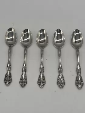 Oneida 079363013361 Stainless Michelangelo Dinner Spoons Set Of Five Classic Flatware