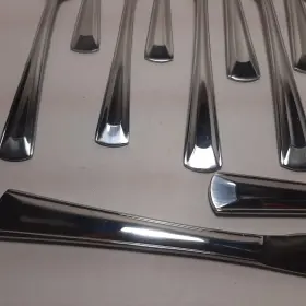 Oneida 079363014108 18 Pc Lot Cella Stainless Dinner Salad Forks Soup Spoons Teaspoons #3