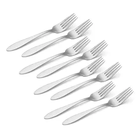 Oneida 079363014139 Taylor Everyday Flatware Dinner Forks Set Of 8 18/0 Stainless Steel Silver