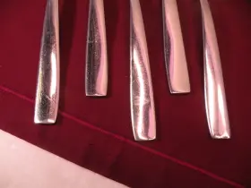 Oneida 079363018458 Set Of 5 Everdine Flatware Dinner Forks 18/0 Stainless Steel 7 7/8 Inch #3
