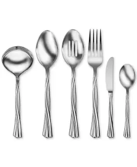 Oneida 079363021410 Riverine 18/10 Stainless Steel Dishwasher Safe 6-piece Serving Set