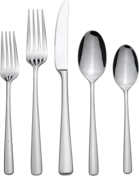 10020583300 Oneida Doublet 20 Piece Everyday Flatware Set Service For 4