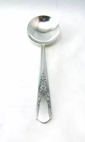 1931 Oneida Sl And Gh Rogers Silverplate Jasmine Gumbo Soup Spoon