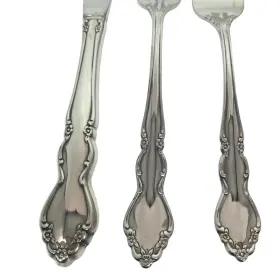 2-766 Oneida Dover Stainless Flatware Set 5 Pc Salad Dinner Fork Teaspoon Soup Spoon D #3