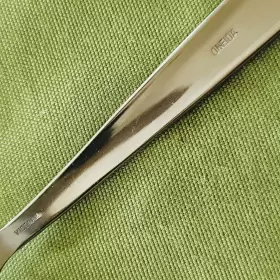 205077 Oneida 4 Salad Forks Peninsula Castle Jordan Laura Frost Center Glossy Edge #3