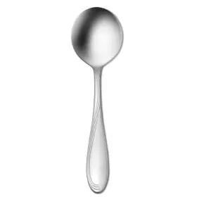 2201sblf Oneida 1880 Hospitality Scroll S/s 6 Bouillon Spoon - Dozen Inch
