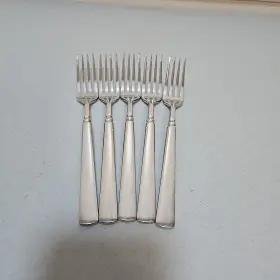 2267004g Oneida Easton 18/10 Stainless Steel Dinner Fork Set Of Five