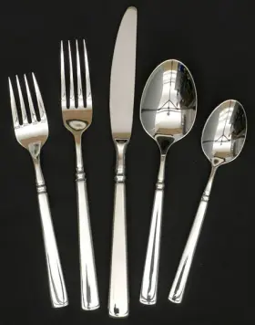 2267005ba Oneida Easton - 18/10 Stainless Steel 5pc. Place Setting Service For One