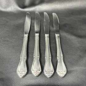 Oneida 22884993 Arbor Rose True Knife Lot Knives Stainless Flatware