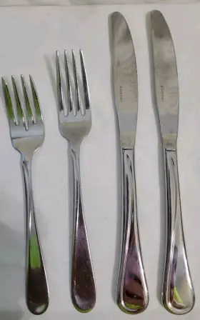 2532 Oneida Flight Reliance Stainless Flatware Replacements 2 Forks Knives