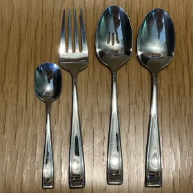 2535003e Oneida Forte 18/10 Stainless Steel 4pc. Serving Set Top Quality