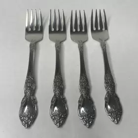 2561004b Oneida 2561004b/ Louisiana 18/8 Stainless Steel Flatware Salad Fork 7 Inch Set Of 4