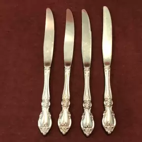 2561004e Oneida Set Of 4 Louisiana Dinner Knives 9 Inch Stainless Flatware Serrated #3