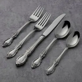 2561005a Oneida Louisiana 18/8 Stainless Steel 5pc. Place Setting Service For One / No