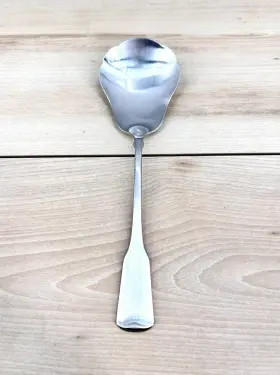2567cas Oneida Stainless Flatware American Colonial Casserole Spoon Cube Usa