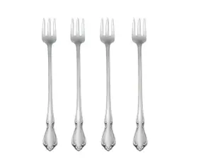 2610004j Oneida Chateau Seafood Forks Set Of 4 - Stainless Dining Cutlery