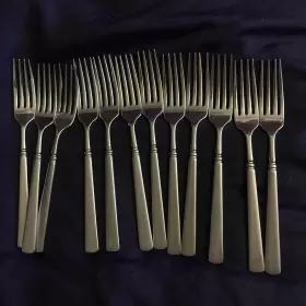 2624020a Oneida Stainless Flatware - Satin Easton 62 Pieces #2