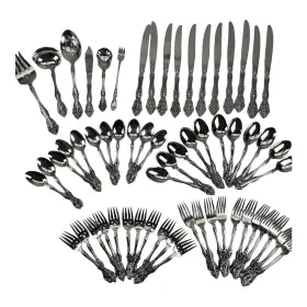 2765045al20 Oneida Michelangelo Stainless Steel 60pc. Flatware Set Hostess Service For 11