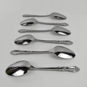 3610111 Oneida Oneidacraft Venus Dinner Spoons 6 Stainless Steel 7.13 Inch #3