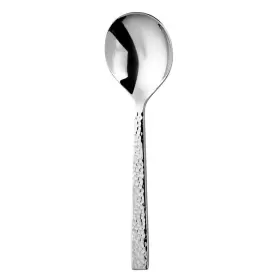 Oneida 445043319376 Chefs Table Hammered 18/0 Stainless Steel Bouillon Spoons Set Of 12