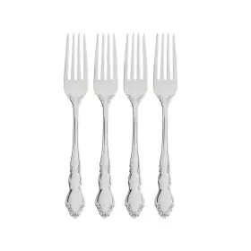 Oneida 445044192190 Dover One Silver 18/10-stainless Steel Dinner Fork Set Of 4