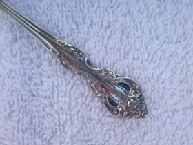 4970721 Oneida Michelangelo Stainless Cocktail Seafood Fork Floral Silverware Flatware #2