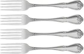 Oneida 689719426938 True Rose Dinner Forks Silver Set Of 4 #2