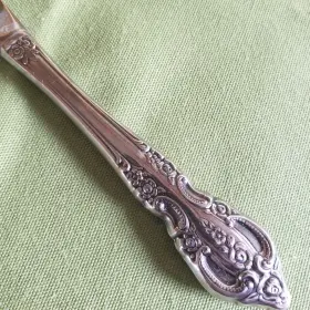 73236 Oneida Stainless Renoir-pembrooke Pattern 4 Dinner Knives 9 Inch Floral #2