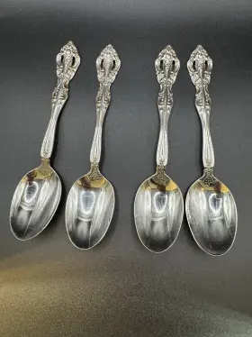 Oneida 735343107344 Michelangelo Flatware 18/10 Stainless 4 Dinner Spoons Replacements
