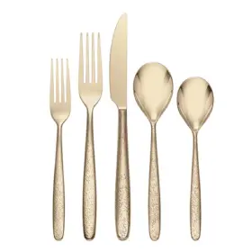 894808 Oneida - Storm Champagne Stainless 20pc. Flatware Set Service For Four