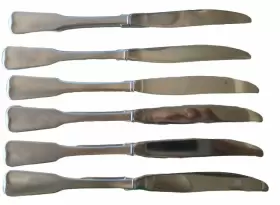 6-oneida Oneida 895152 American Colonial 18/8 Stainless Dinner Knives Replacements
