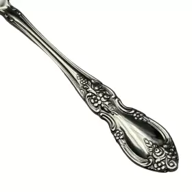 896570 Oneida Louisiana 18/8 Stainless Steel Round Bouillon Spoon Set Of Four #3
