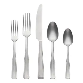 Oneida 896757 Reid Vintage Tumbled 20 Piece Flatware Count Silver