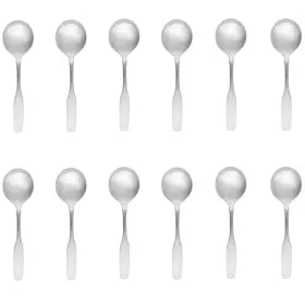 897441 Oneida Paul Revere 18/8 Stainless Steel Round Soup Spoon Set Of Twelve