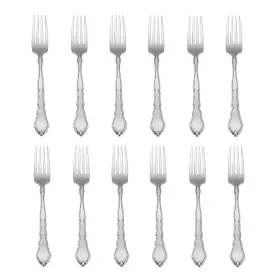Oneida 897443 Satinique 18/8 Stainless Steel Dinner Fork Set Of Twelve